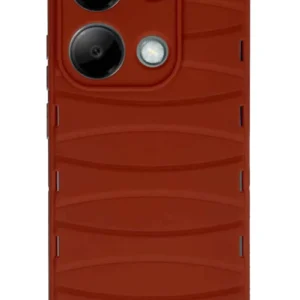 Newface Xiaomi Redmi Note 13 Pro 4g Kılıf Bibercas Silikon Kapak - Kırmızı