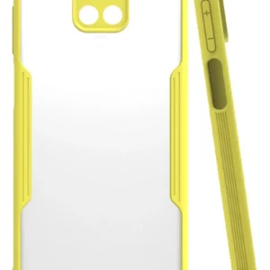 Newface Xiaomi Redmi Note 9s Kılıf Platin Silikon - Sarı