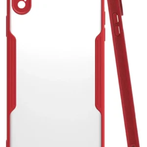 Newface İphone Xs Max Kılıf Platin Silikon - Kırmızı