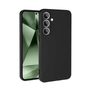 Newface Samsung Galaxy S24 Fe Kılıf Nano İçi Kadife Silikon - Siyah