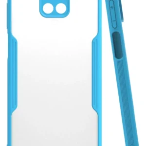 Newface Xiaomi Redmi Note 9s Kılıf Platin Silikon - Mavi