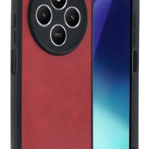 Newface Xiaomi Redmi 14c Kılıf Aras Deri Kapak - Kırmızı