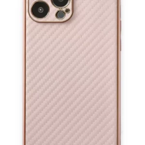 Newface İphone 13 Pro Kılıf Coco Karbon Silikon - Pembe
