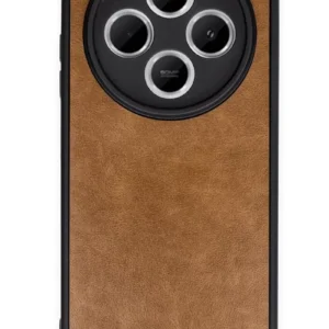 Newface Xiaomi Redmi 14c Kılıf Aras Deri Kapak - Taba