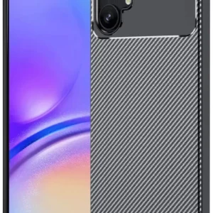 Newface Samsung Galaxy A06 Kılıf Auto Focus Karbon Kapak - Siyah