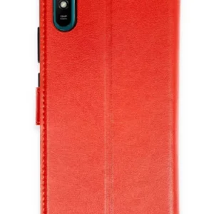 Newface Xiaomi Redmi 9a Kılıf Trend S Plus Kapaklı Kılıf - Kırmızı