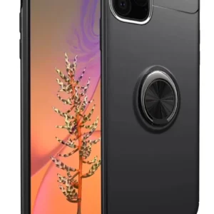 Newface İphone 11 Pro Kılıf Range Yüzüklü Silikon - Siyah