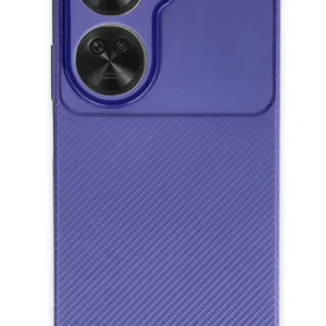 Newface Huawei Nova 12 Se Kılıf Auto Focus Karbon Kapak - Lacivert