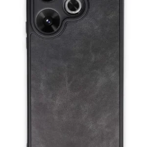 Newface Xiaomi Redmi 13 4g Kılıf Aras Deri Kapak - Siyah