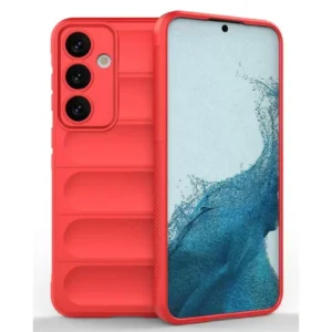 Newface Samsung Galaxy S24 Fe Kılıf Optimum Silikon - Kırmızı