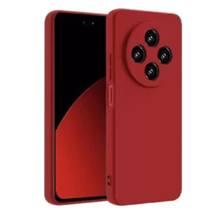 Newface Xiaomi Redmi 14c Kılıf First Silikon - Kırmızı