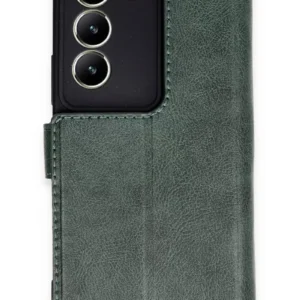 Newface Vivo V30 Lite 4g Kılıf Trend S Plus Kapaklı Kılıf - Yeşil