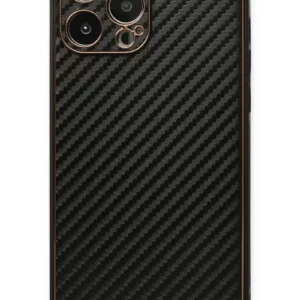 Newface İphone 13 Pro Max Kılıf Coco Karbon Silikon - Siyah