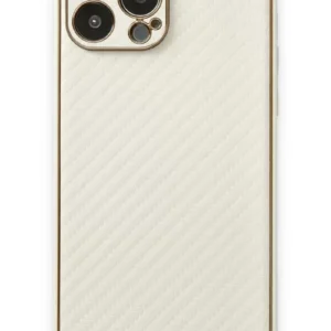 Newface İphone 13 Pro Max Kılıf Coco Karbon Silikon - Beyaz