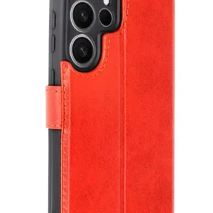 Newface Samsung Galaxy S25 Ultra Kılıf Trend S Plus Kapaklı Kılıf - Kırmızı