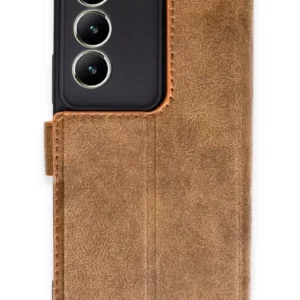 Newface Vivo V30 Lite 4g Kılıf Trend S Plus Kapaklı Kılıf - Taba