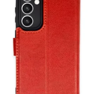 Newface Samsung Galaxy S23 Fe Kılıf Trend S Plus Kapaklı Kılıf - Kırmızı