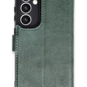 Newface Samsung Galaxy S23 Fe Kılıf Trend S Plus Kapaklı Kılıf - Yeşil