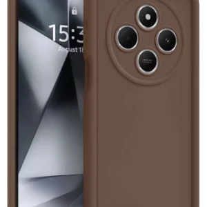 Newface Xiaomi Redmi 14c Kılıf Viera Silikon - Kahverengi