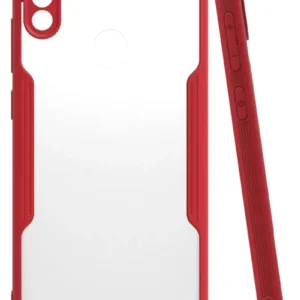 Newface Samsung Galaxy A11 Kılıf Platin Silikon - Kırmızı