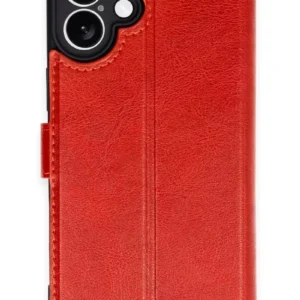 Newface İphone 16 Plus Kılıf Trend S Plus Kapaklı Kılıf - Kırmızı