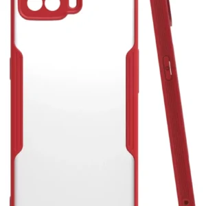 Newface Oppo A73 Kılıf Platin Silikon - Kırmızı