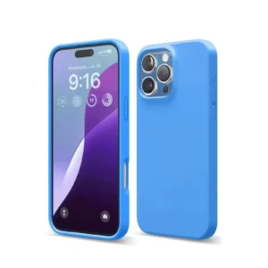 Newface İphone 16 Pro Max Kılıf First Silikon - Mavi