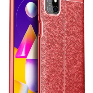 Newface Samsung Galaxy M31s Kılıf Auto Focus Kapak - Kırmızı