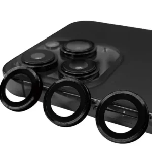 Newface İphone 15 Pro Raze Metal Kamera Lens - Siyah