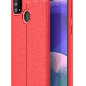 Newface Samsung Galaxy M31 Kılıf Auto Focus Kapak - Kırmızı