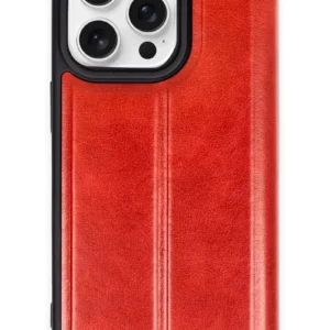 Newface İphone 14 Pro Kılıf Flip Cover - Kırmızı