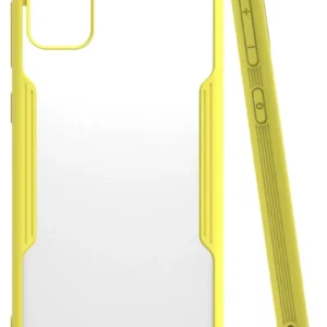 Newface Samsung Galaxy M31 Kılıf Platin Silikon - Sarı