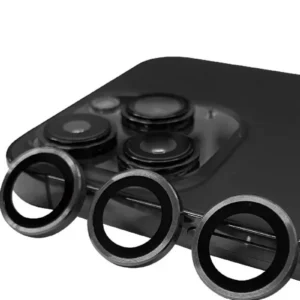 Newface İphone 15 Pro Max Raze Metal Kamera Lens - Titan Gri