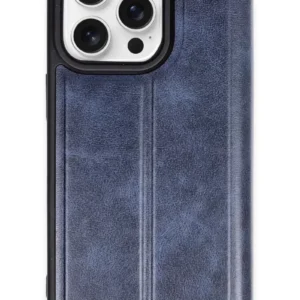 Newface İphone 14 Pro Max Kılıf Flip Cover - Lacivert