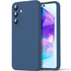 Newface Samsung Galaxy A16 5g Kılıf Nano İçi Kadife Silikon - Lacivert