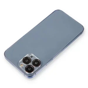 Newface İphone 12 Pro Max Metal Kamera Lens Koruma Cam - Siyah