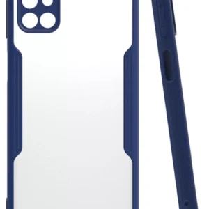 Newface Samsung Galaxy M31s Kılıf Platin Silikon - Lacivert