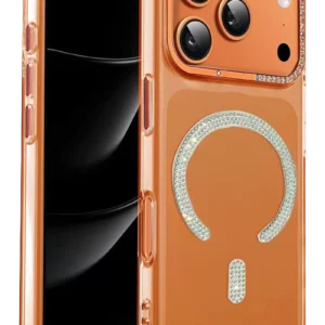Joko Apple İphone 17 Pro Tash Diamond Magsafe Kapak - Turuncu