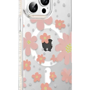 Joko Apple İphone 15 Pro Max Floral Magsafe Kapak - Pembe