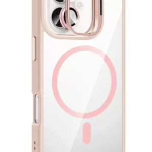 Joko Apple İphone 17 Remim Lensli Magsafe Standlı Kapak - Pembe