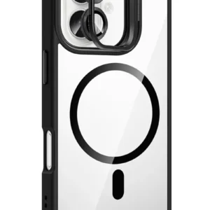 Joko Apple İphone 17 Remim Lensli Magsafe Standlı Kapak - Siyah