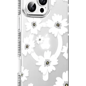 Joko Apple İphone 16 Pro Max Floral Magsafe Kapak - Beyaz