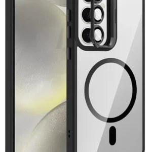 Joko Samsung Galaxy S25 Remim Lensli Magsafe Standlı Kapak - Siyah