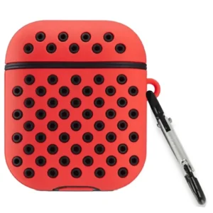 Newface Airpods 3 (3.nesil) Spor Delikli Kılıf - Kırmızı-siyah