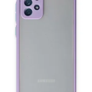 Newface Samsung Galaxy A72 Kılıf Montreal Silikon Kapak - Mor