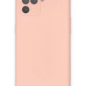 Newface Oppo Reno 5 Lite Kılıf Nano İçi Kadife Silikon - Pudra
