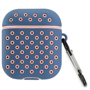 Newface Airpods 2 (2.nesil) Spor Delikli Kılıf - Mavi-pembe