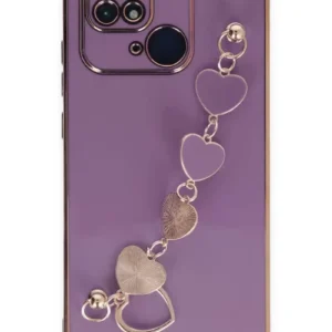 Newface Xiaomi Redmi 10c Kılıf Esila Silikon - Mor