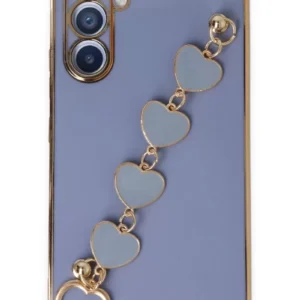 Newface Samsung Galaxy A54 5g Kılıf Esila Silikon - Gri