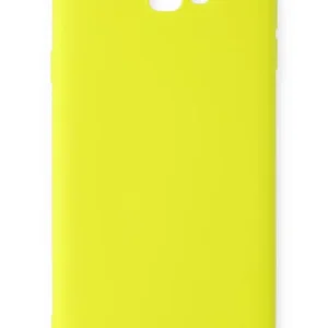 Newface Samsung Galaxy J7 Prime Kılıf Nano İçi Kadife Silikon - Sarı